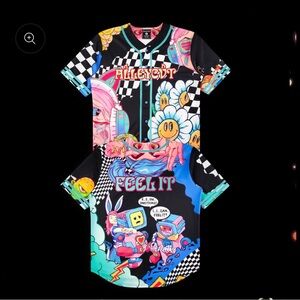 Rare Alleycvt "Feel It" baseball jersey Size XL, Brand New
